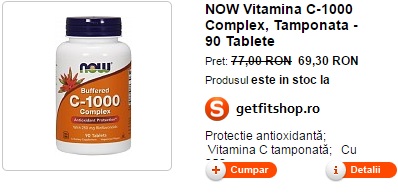 vitamina C, tamponata, acid ascorbic